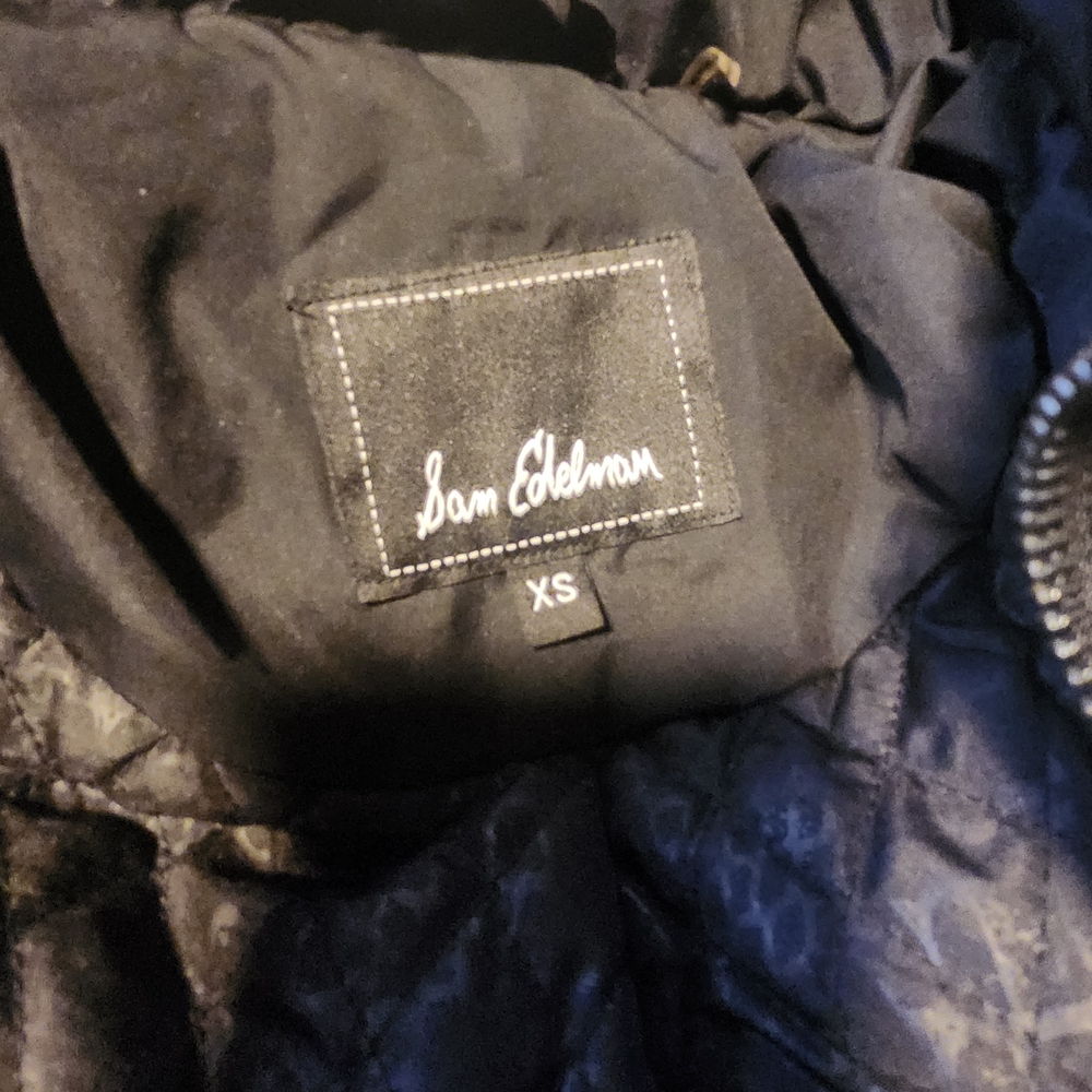 Sam Edelman Black Quilted Puffer Jacket